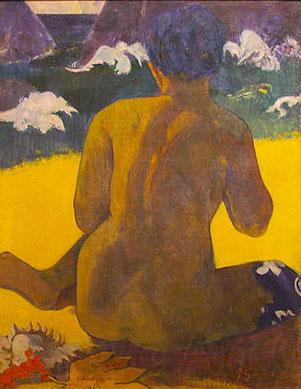 Paul Gauguin Vahine no te miti Norge oil painting art